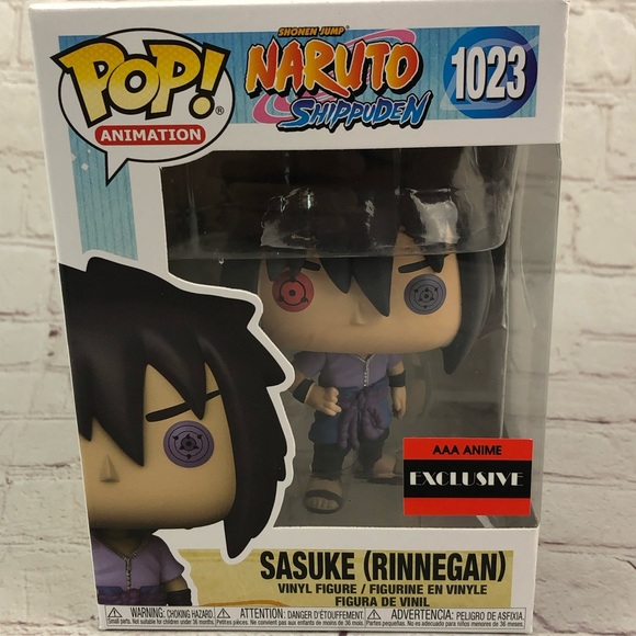 Funko Pop Glow Chase Naruto Shippuden Sasuke (Rinnegan 1023 AAA Anime Exclusive - Picture 1 of 7